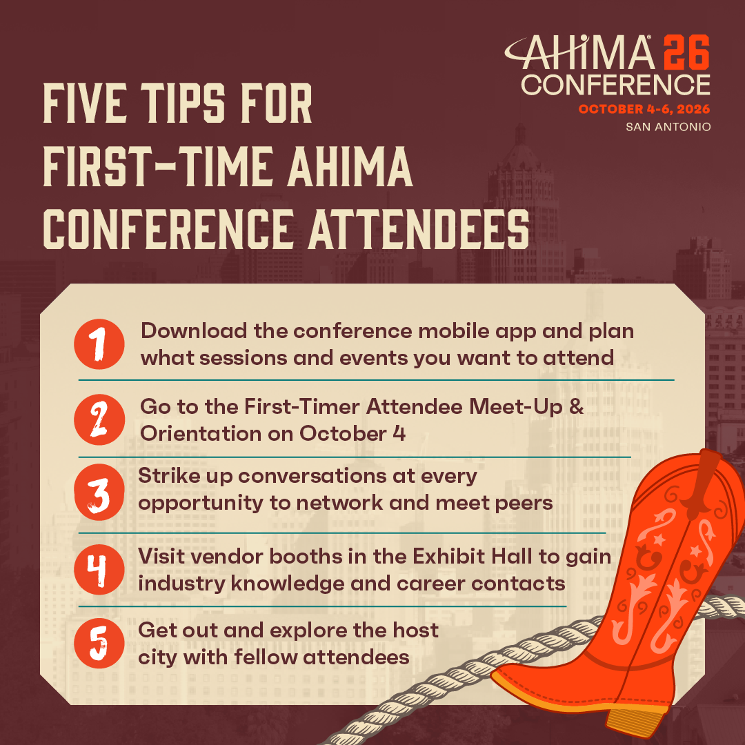 Five tips for first-time AHIMA conference attendees